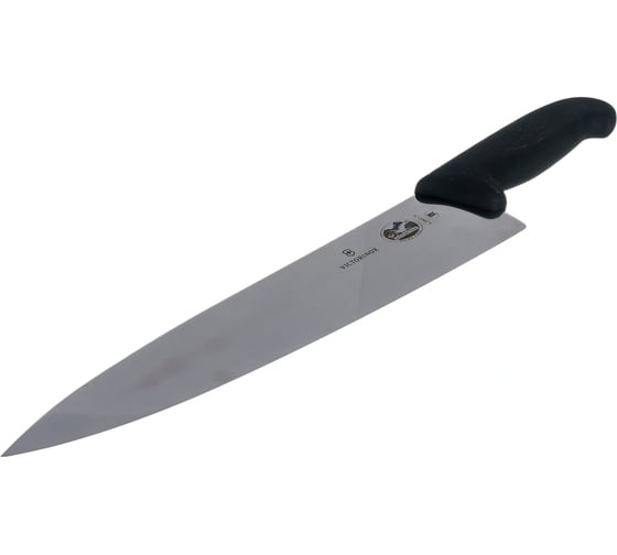 Разделочный нож Victorinox Fibrox, лезвие 25 см, черный, 5.2003.25