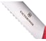 Нож для очистки овощей Victorinox лезвие 10 см, волнистое, красный 6.7731 5