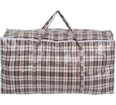 Сумка на молнии Рыжий кот Клетка, 100х50х40 см, полипропилен, 008578