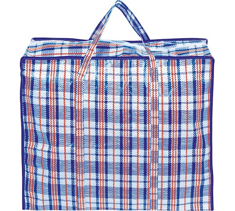 Сумка на молнии Рыжий кот Клетка, 60х50х30 см, полипропилен, 008579