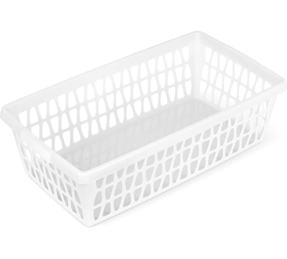 Корзина для хранения Martika Велетта 25x14x7см белая С712БЕЛ