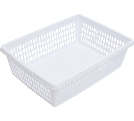 Корзина для хранения Martika Велетта 38x28x11см белая С714БЕЛ