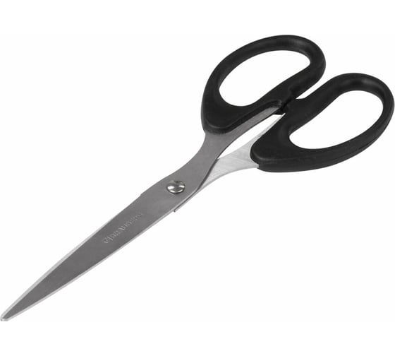 Ножницы BRAUBERG Classic 175 мм, чёрные, 2-х сторонняя заточка 230934