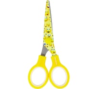 Ножницы BRAUBERG Kid Series Смайлики 130 мм, жёлто-белые 232274