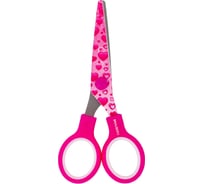 Ножницы BRAUBERG Kid Series Сердечки 130 мм, малиновый 232275