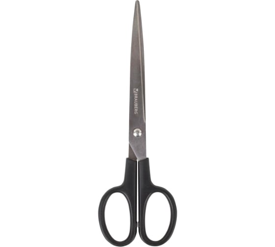 Ножницы BRAUBERG Standard 205 мм, черные 237097 1