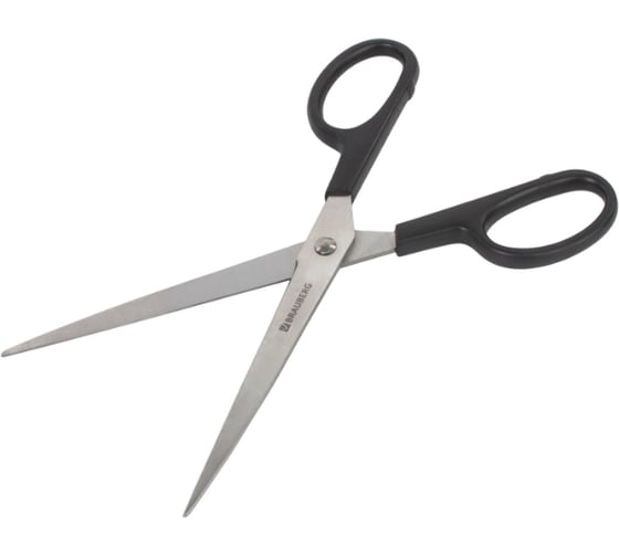 Ножницы BRAUBERG Standard 205 мм, черные 237097