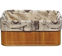 Бамбуковая корзинка Рыжий кот BLB-09-1 38x28x16 312136