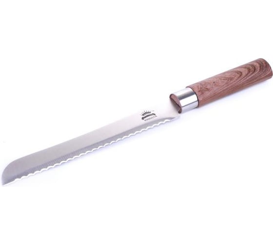 Нож для хлеба АртСтефа 789-15316 COOK 20 см, ручка под дерево, круглая УТ-00082114