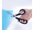 Ножницы BRAUBERG Soft Grip 190 мм, резиновые вставки, серо-зеленые, 3-х сторонняя заточка 230762 4