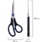 Ножницы BRAUBERG Soft Grip 190 мм, резиновые вставки, серо-зеленые, 3-х сторонняя заточка 230762 5