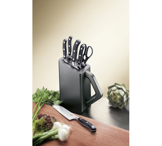 Кухонный набор Victorinox Grand Maitre 6 предметов, в подставке 7.7243.6