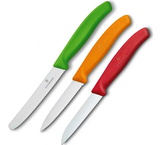 Кухонный набор Victorinox 3 предмета, цветной 6.7116.32