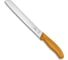 Нож для хлеба Victorinox лезвие 21 см волнистое, оранжевый, в блистере 6.8636.21L9B 1