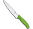 Разделочный нож Victorinox лезвие 19 см, зеленый, в картонном блистере 6.8006.19L4B 1
