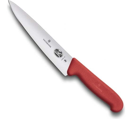 Разделочный нож Victorinox 25 см, красный 5.2001.25 1