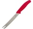 Нож для сыра и колбасок Victorinox лезвие 11 см волнистое, красный 6.7861 3