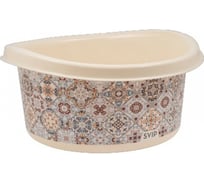 Круглый таз Пластик Центр SVIP МАРОККО 12л SV4114МРК УТ-00098626