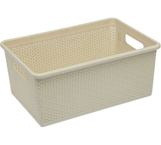 Корзина Пластик Центр BranQ NATURAL STYLE 396х272х167см, 15л BQ4002 УТ-00067747
