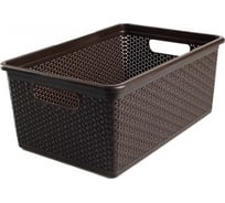 Универсальная корзина Пластик Центр BranQ NATURE 43х30х20см 20л BQ4006 УТ-00098632