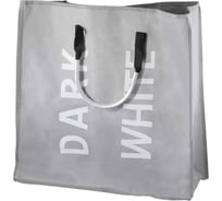 Двухсекционная корзина для белья Рыжий кот LB-254 с алюминиевыми ручками 312195