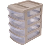 Универсальный бокс IDEA малый 4 секции капучино М 2764 капучино