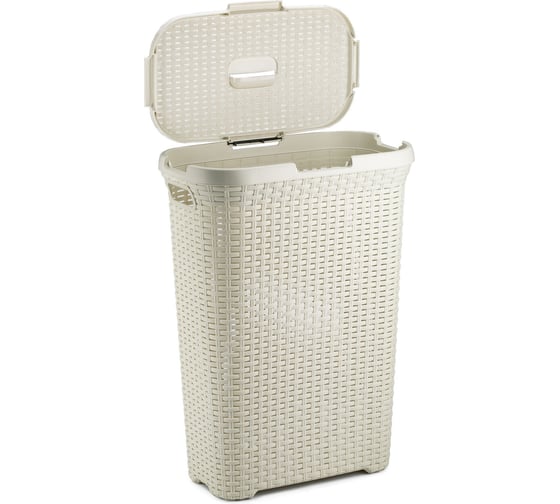 Корзина для белья CURVER RATTAN STYLE 40л кремовая 00709-885