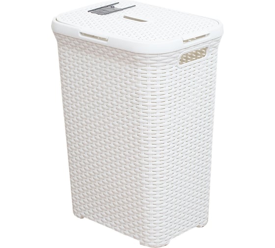 Корзина для белья CURVER RATTAN STYLE 40л кремовая 00709-885