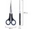 Ножницы BRAUBERG Soft Grip 165 мм, резиновые вставки, серо-зеленые, 3-х сторонняя заточка, картонная упаковка 230761 10