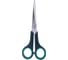Ножницы BRAUBERG Soft Grip 165 мм, резиновые вставки, серо-зеленые, 3-х сторонняя заточка, картонная упаковка 230761 1