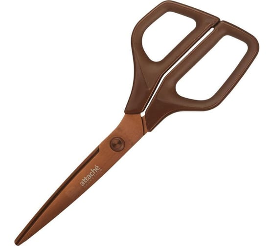 Ножницы Attache Selection 3D 210 мм, покрытие Titanium coffee, цвет кофе 604060 1