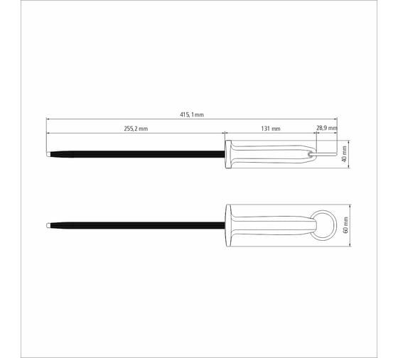 Мусат TRAMONTINA Professional Master 20 см 24642/100-TR