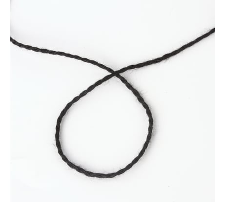 Лавсановая нить BRAUBERG для прошивки документов, черная, диаметр 1,5 мм, длина 500 м, ЛШ 460ч, 603772