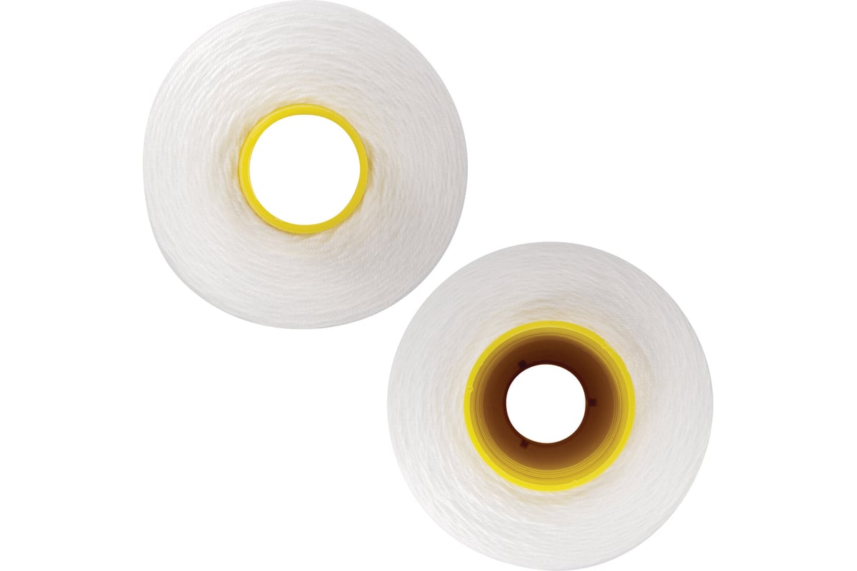 Лавсановая нить BRAUBERG для прошивки документов, белая, диаметр 0,7 мм ...