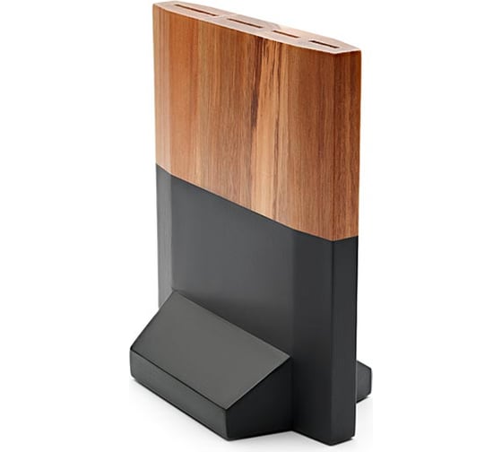 Набор ножей кухонных APOLLO genio Thor Black 4 предмета, с подставкой THR-004