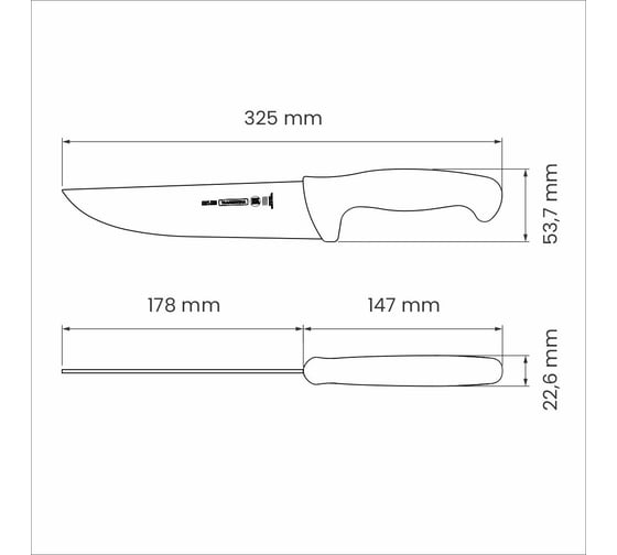 Нож для мяса TRAMONTINA Professional Master 17.5 см 24607/107-TR