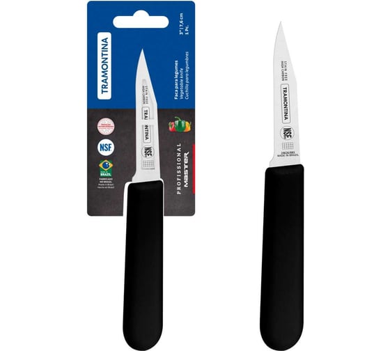 Нож для очистки TRAMONTINA Professional Master 7.5 см 24626/103-TR