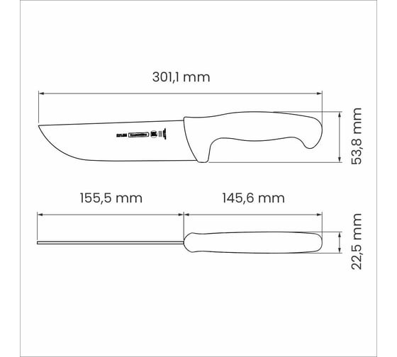 Нож мясника TRAMONTINA Professional Master 15 см 24608/106-TR