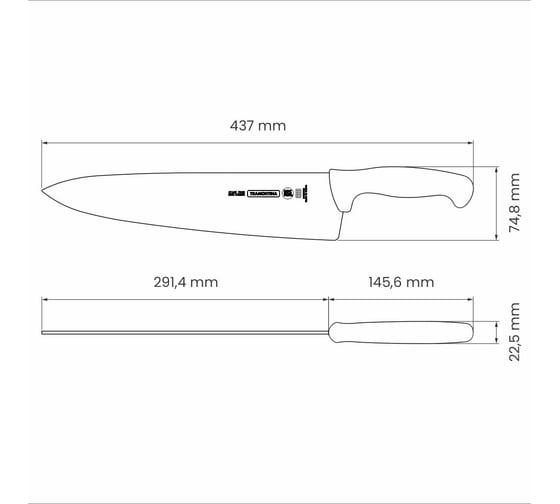 Нож поварской TRAMONTINA Professional Master 30 см 24609/102-TR