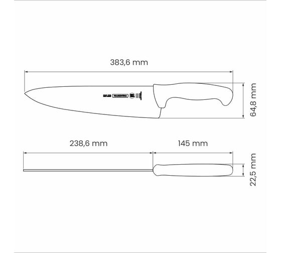 Нож поварской TRAMONTINA Professional Master 25 см 24609/100-TR