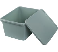 Коробка для хранения HOBBY LIFE STORUM зелёная 20л 42.3x31.1x20.7см с крышкой HL041221MG 35132635