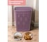 Корзина для белья HOBBY LIFE DIAMOND фиолетовая, 48 л, 44.5x28.3x59.2 см, узкая HL081038DL 4