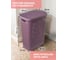 Корзина для белья HOBBY LIFE DIAMOND фиолетовая, 48 л, 44.5x28.3x59.2 см, узкая HL081038DL 3