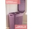 Корзина для белья HOBBY LIFE DIAMOND фиолетовая, 48 л, 44.5x28.3x59.2 см, узкая HL081038DL 6