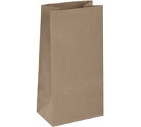 Бумажный крафт пакет LAIMA 12x8х24 см, 100 шт., плотность 90 г/м2, ECO CRAFT 609682