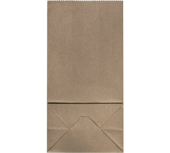 Бумажный крафт пакет LAIMA 12x8х24 см, 100 шт., плотность 90 г/м2, ECO CRAFT 609682