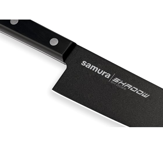 Нож кухонный Samura SHADOW Шеф с покрытием Black-coating 208 мм, AUS-8, ABS пластик SH-0085/K