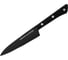 Нож кухонный Samura SHADOW универсальный с покр. Black-coating 120мм, AUS-8, ABS пластик SH-0021/K 2