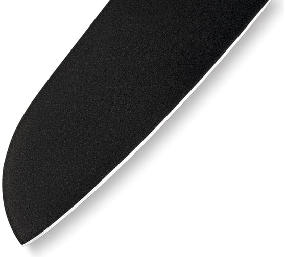 Нож кухонный Samura SHADOW Сантоку с покрытием Black-coating 175 мм, AUS-8, ABS пластик SH-0095/K