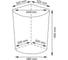 Плетеная корзина для белья с крышкой Фильс (Vils) WasserKraft WB-560-M 9